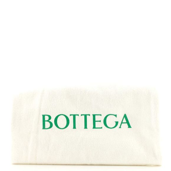 Bottega Veneta Circular Buckle Belt Maxi Intrecciato Leather Wide 75 Black - Picture 2 of 6